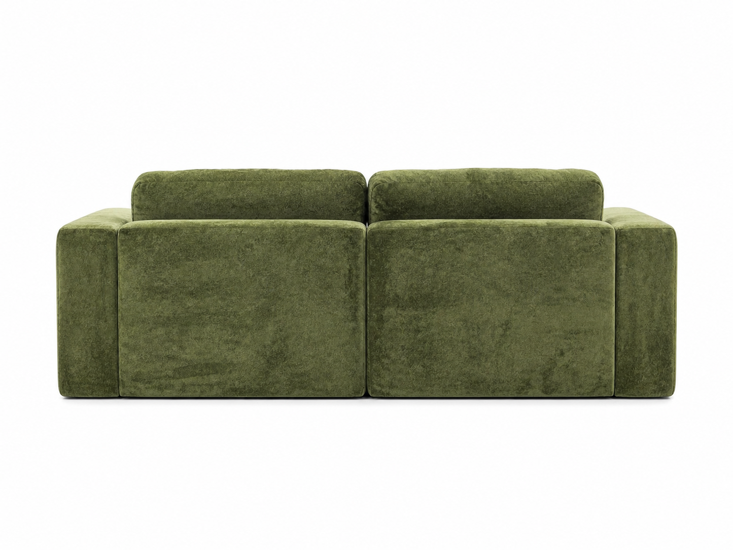 Cloud-Like Chenille Modular 2-Seater Sofa