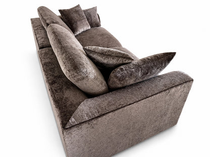 Cloud-Like Chenille Modular 2-Seater Sofa