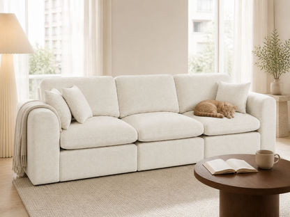 Cloud Modular 3-Seater Chaise Sofa