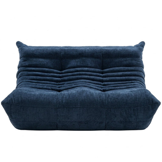 Blue ROREN Togo 2-seater floor sofa