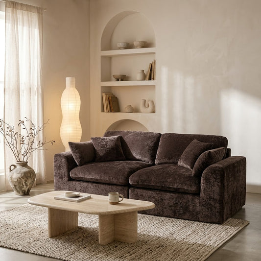 Brown ROREN Cloud 2-seater sofa alternate view