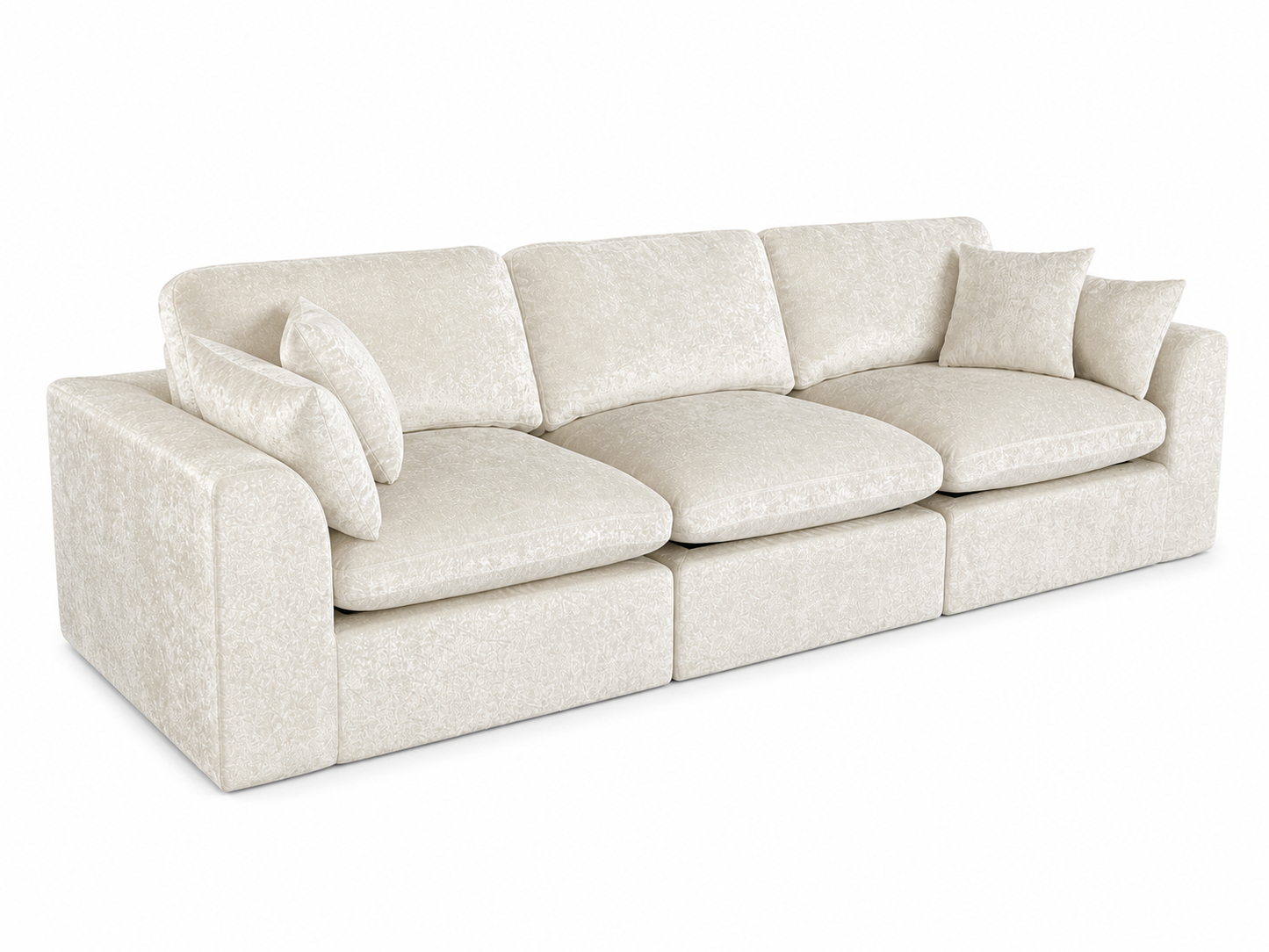 Cloud Modular 3-Seater Chaise Sofa