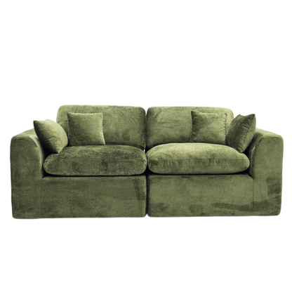 Green ROREN Cloud 2-seater sofa product view