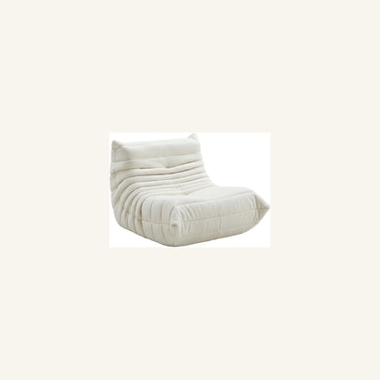 Aura Caterpillar Chair - Ivory Corduroy
