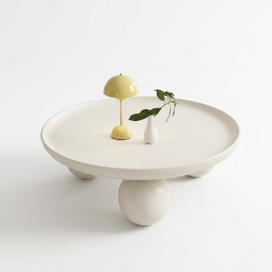 Milk white ROREN Three-Ball coffee table alternate view