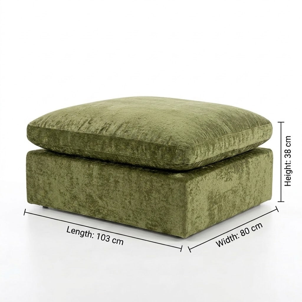 ROREN Cloud modular ottoman colour options