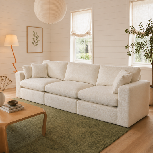 Cloud Modular 3-Seater Chaise Sofa
