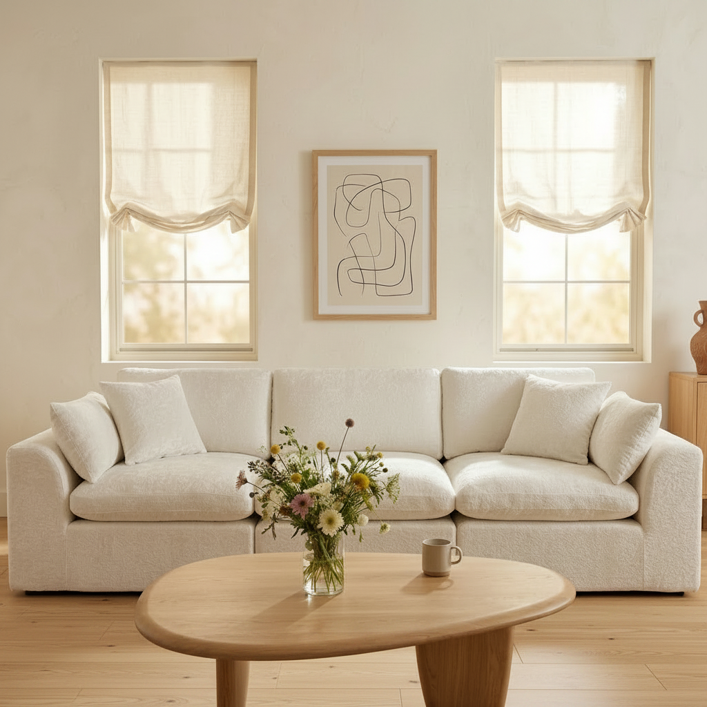 White Cloud 3-seater modular sofa by ROREN