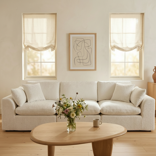 White Cloud 3-seater modular sofa by ROREN