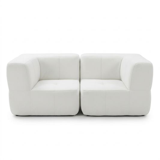White ROREN Marshmallow sofa in a modern interior