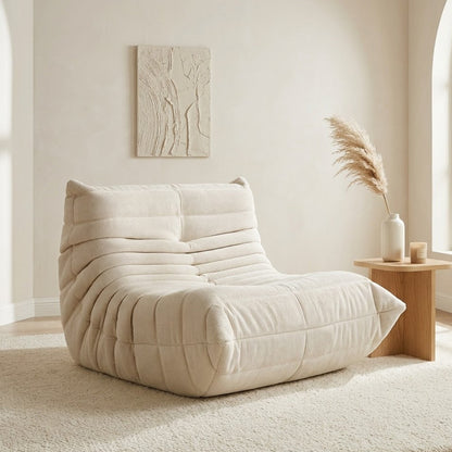 White ROREN Togo single lounge chair